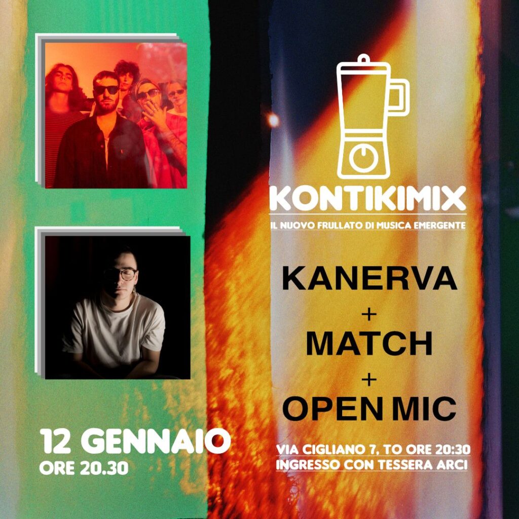 Locandina Kontiki Mix 12 gennaio 2024