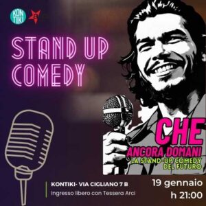Locandina stand up 19 gennaio