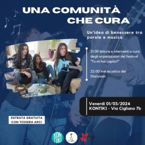 Locandina un'idea di benessere tra parole e musica