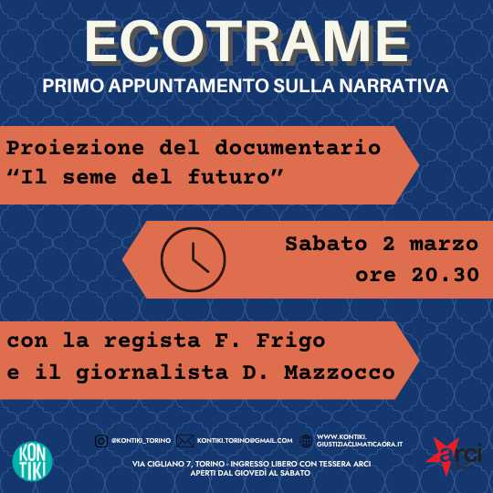 Locandina proiezione Il seme del futuro