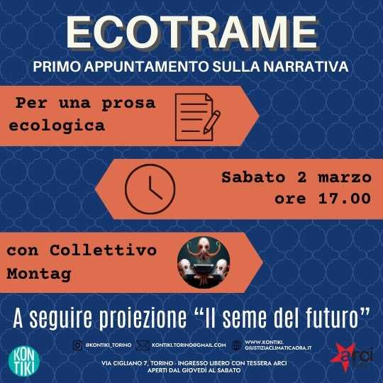 Locandina Per una prosa ecologica
