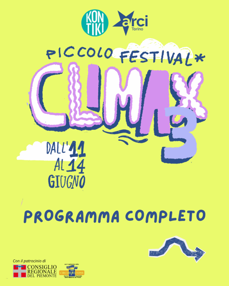 Il programma del festival Climax 3!